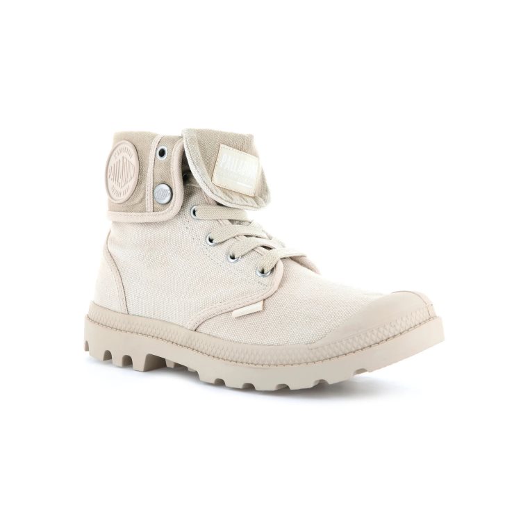 Palladium Baggy Women's Boots Beige | UK D456-PWY